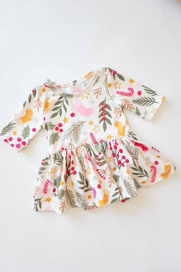 holly-jolly-christmas-twirl-bodysuit Mila &  Rose - Sophia's Style-Holly Jolly Christmas Twirl Bodysuit-0-3M--1